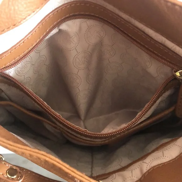 Michael Kors Caramel Leather Crossbody - Picture 8 of 9